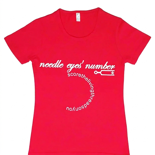 ladies needle eyes' number living threads